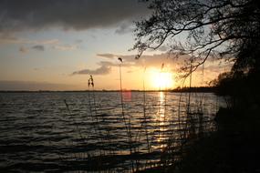 Sunset Body Of Water Dawn