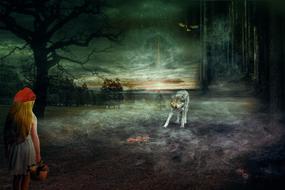 Fairy Tales Rotkäppchen Wolf