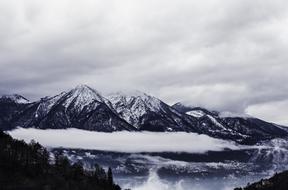Snow Mountain Landscape