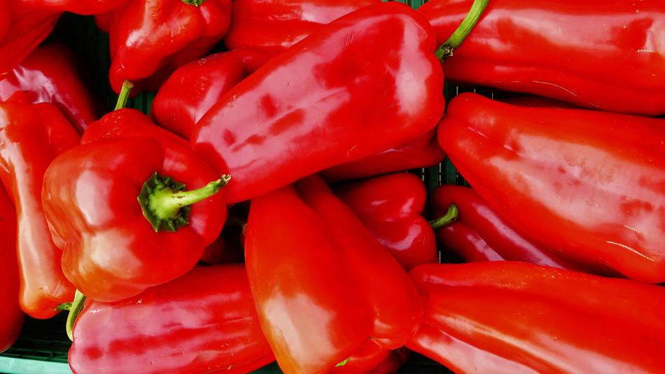 red pepper background