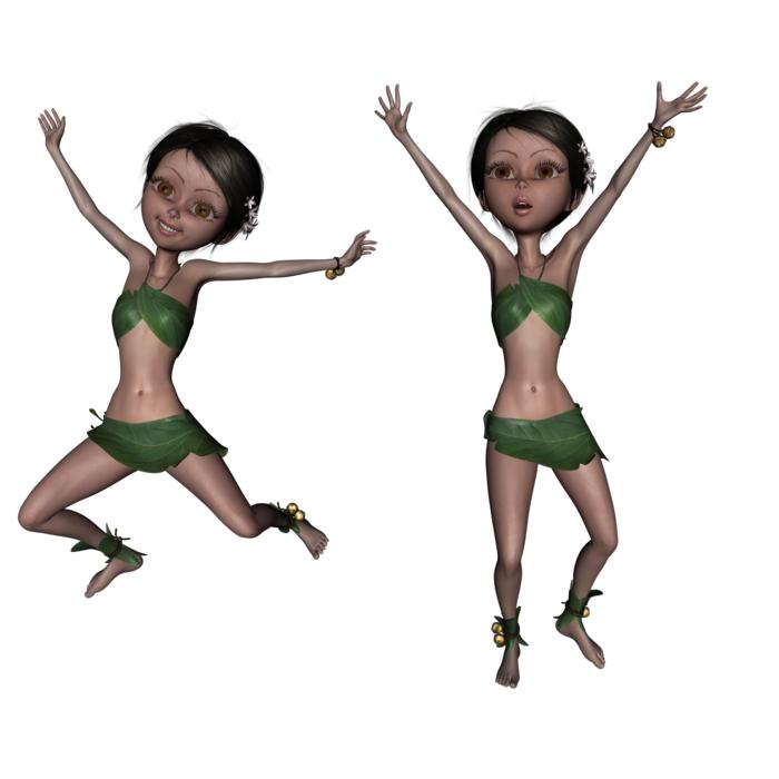 toon fairy leaf fantasy faerie