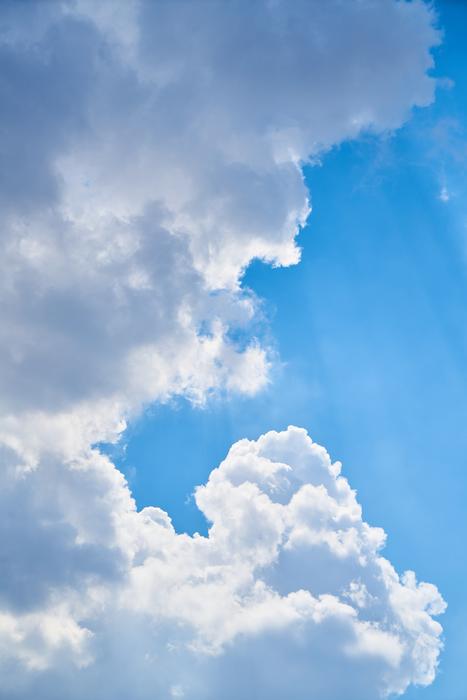 Cloud Vertical Blue