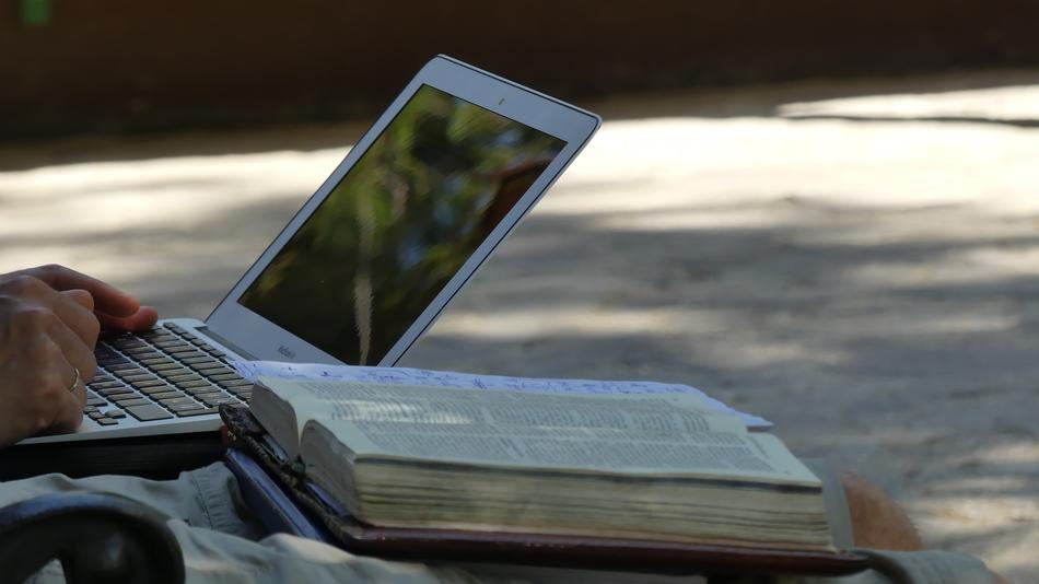 Bible Laptop Computer