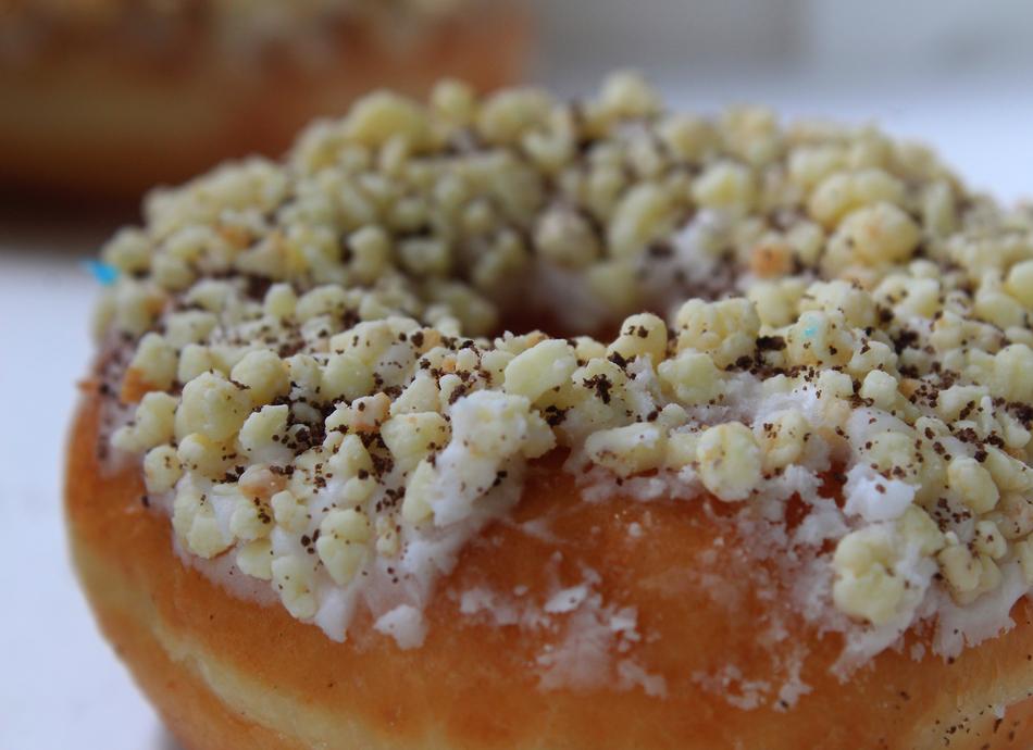 pecan filled doughnut