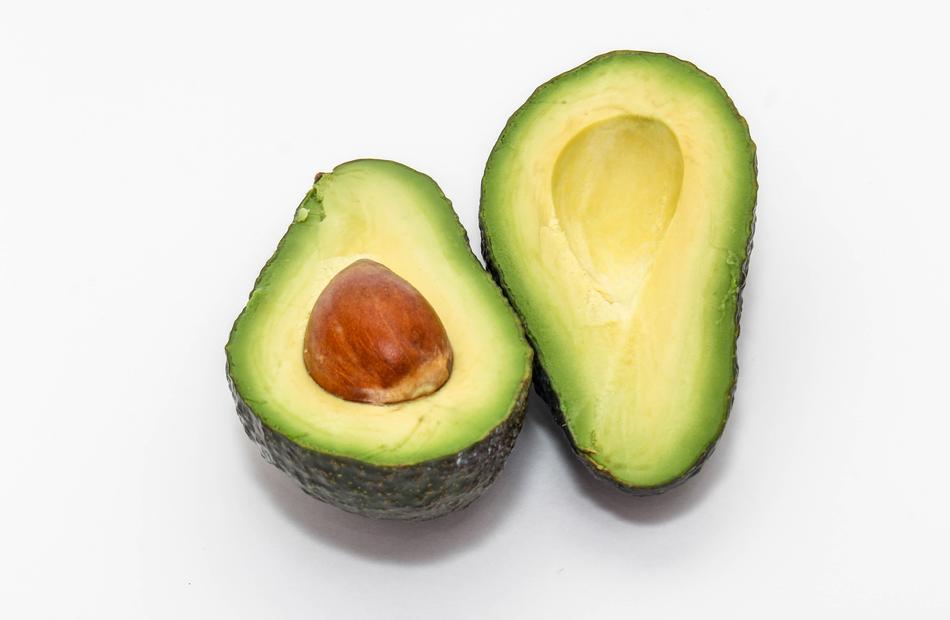ripe cut avacados