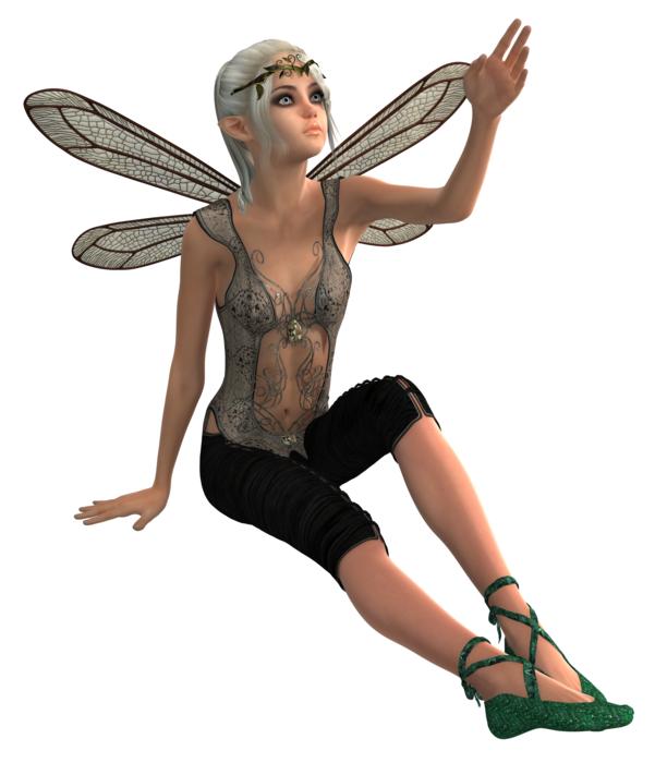 fairy gray girl beautiful