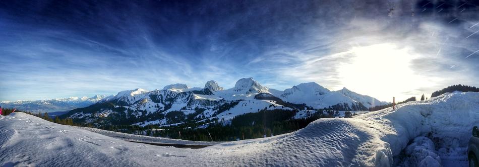 Snow Panoramic Mountain
