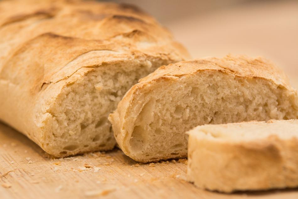 delicious homemade bread on the table