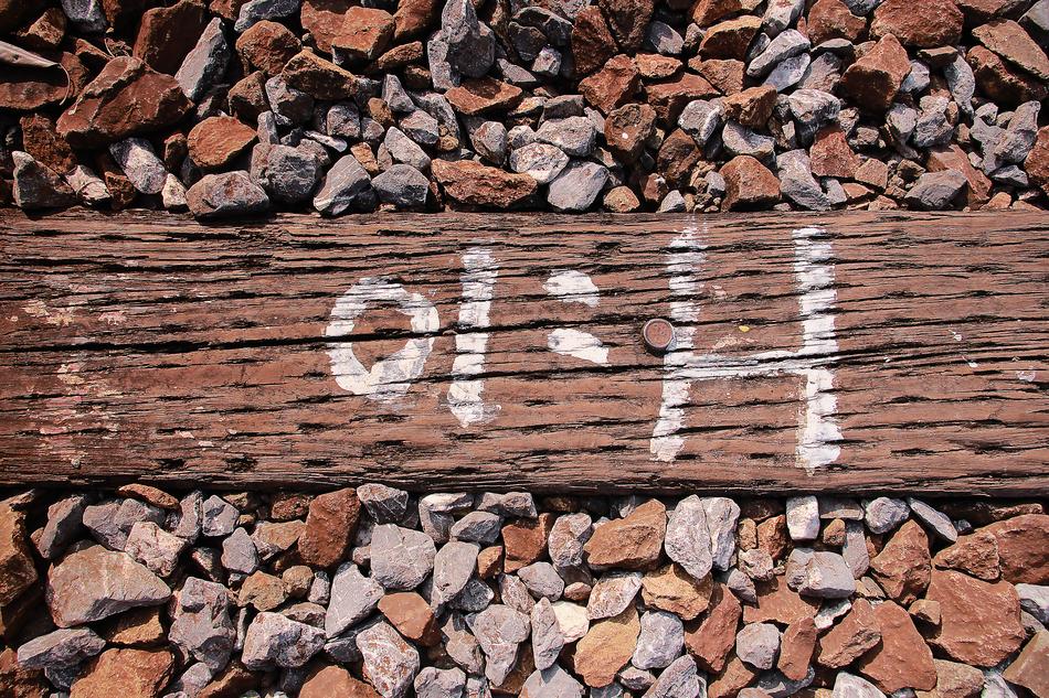 inscription on old sleepers