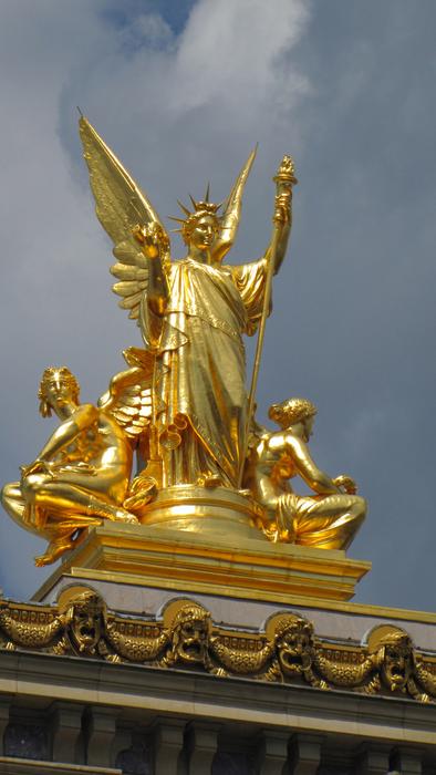 Gold Statue Sculpture