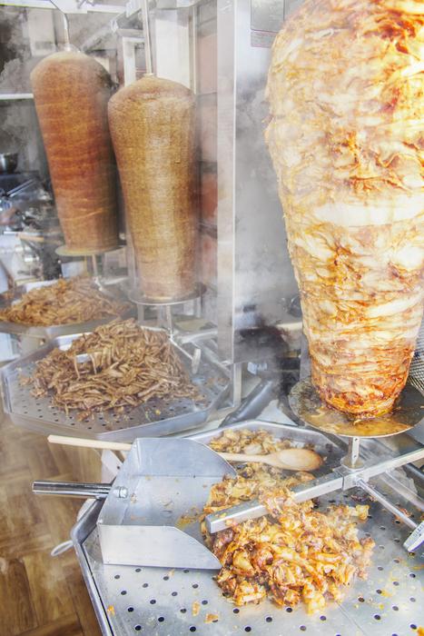 hot meat to eat