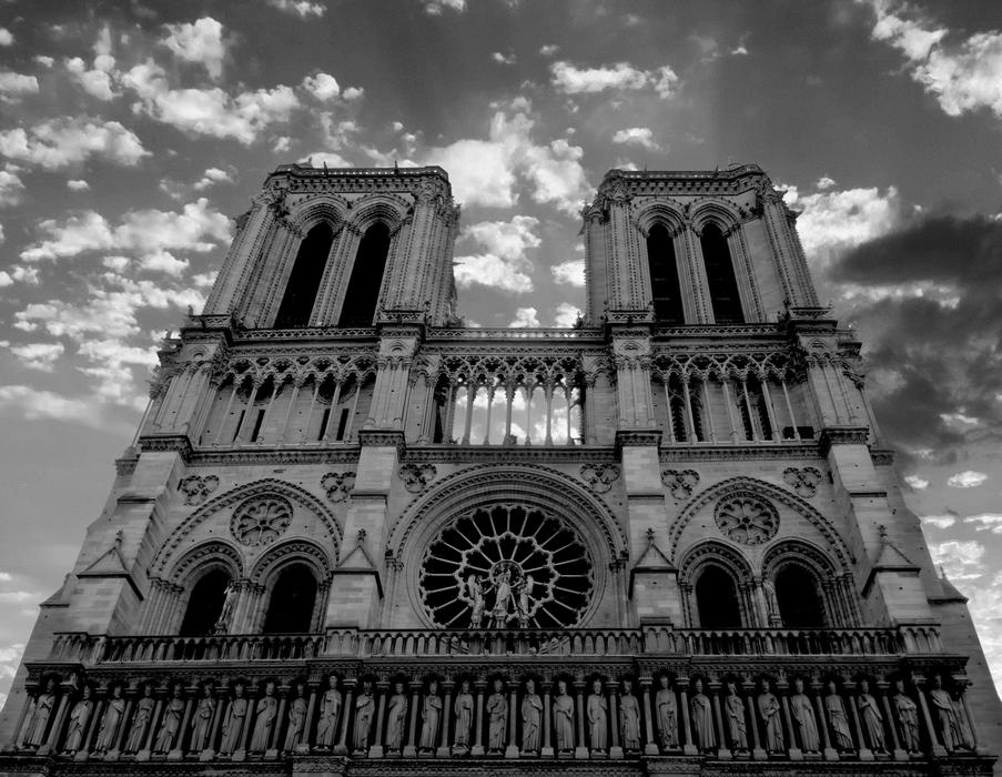 Paris Notre Dame Architecture