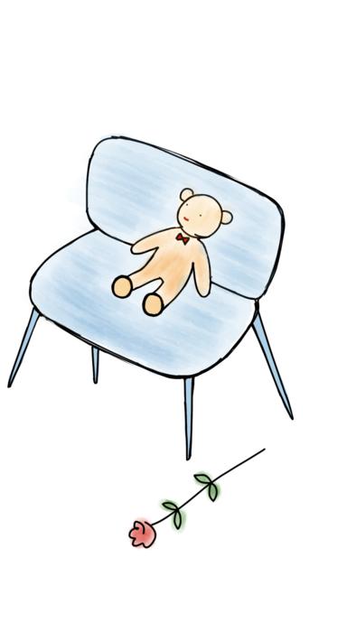 teddy bear sofa chair flower teddy