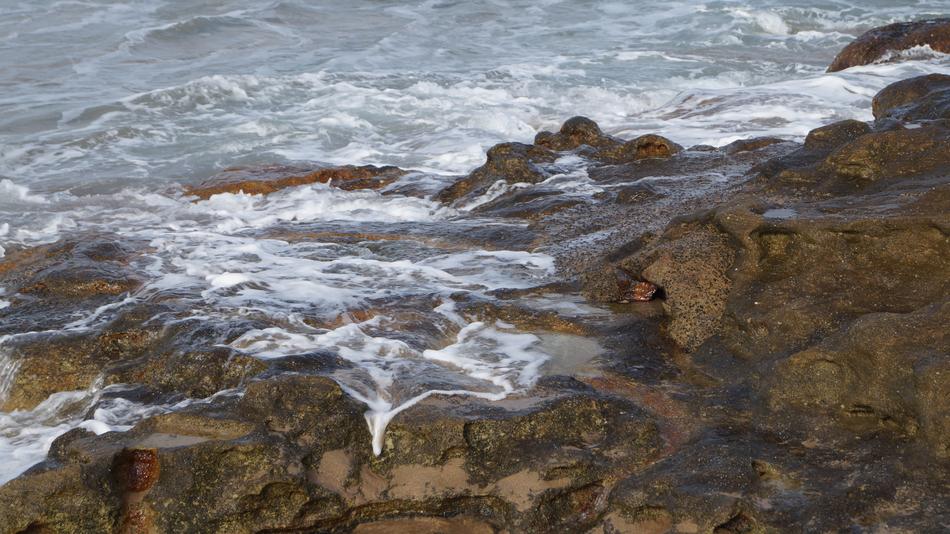 Monolithic Part Of The Waters Sea