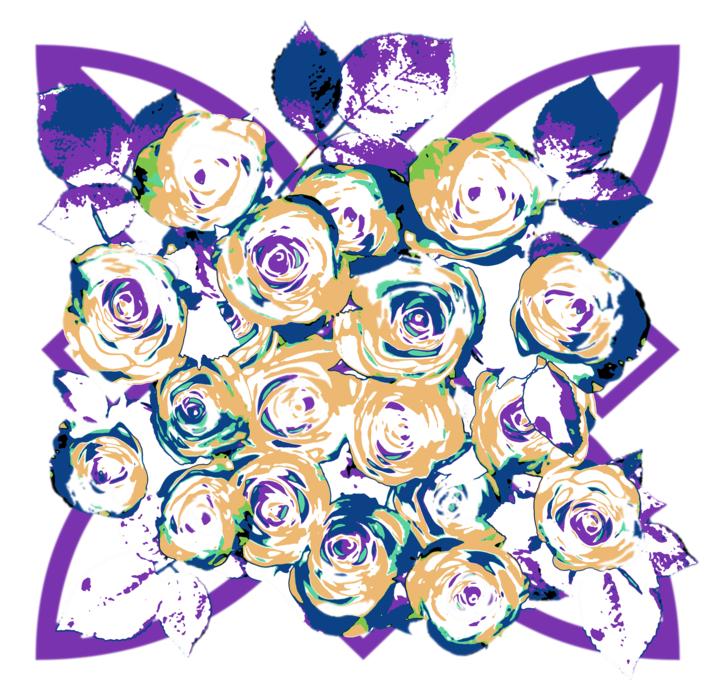 rose pattern roses flower romantic