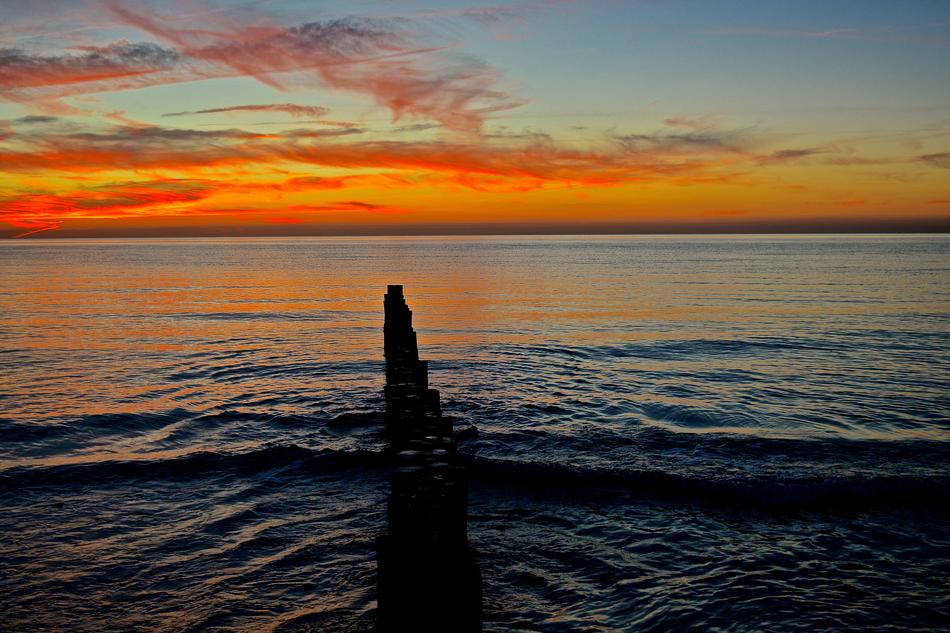 Sunset Waters Dusk