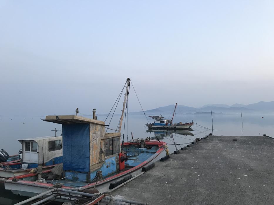 Sea port view