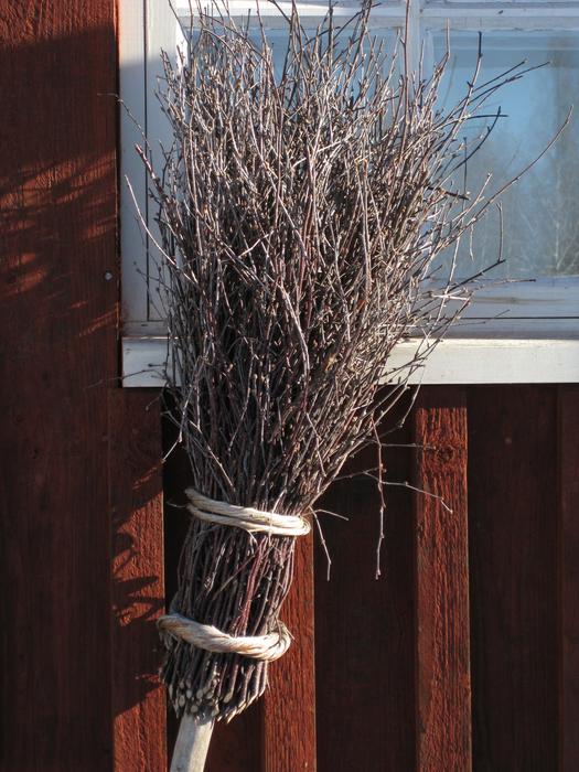 Broom Window Red Ocher