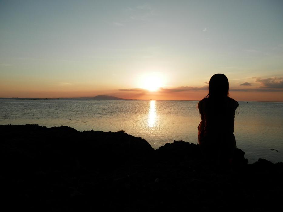Sea Islands Sunset Maritime landscape