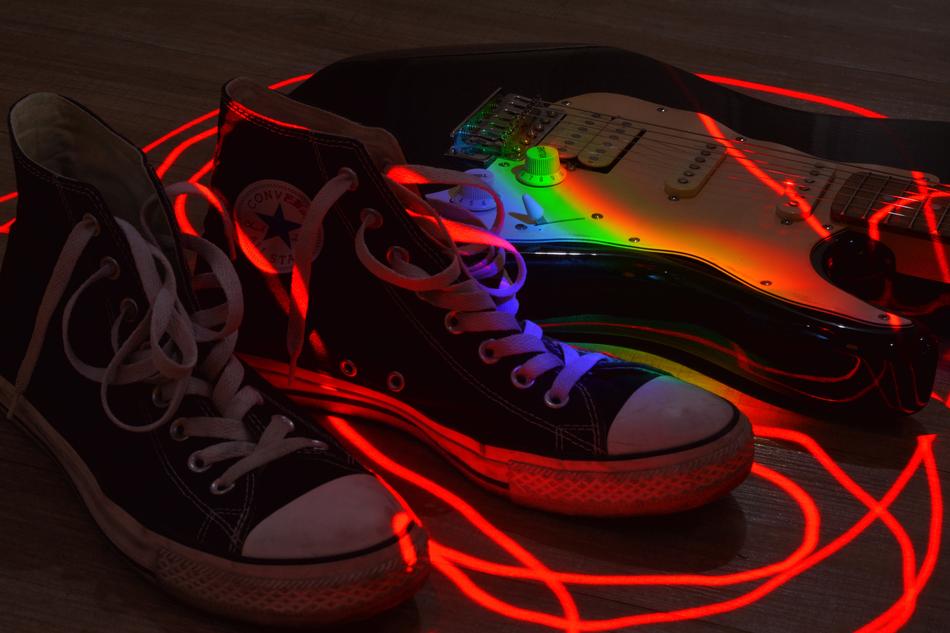 red leg light line