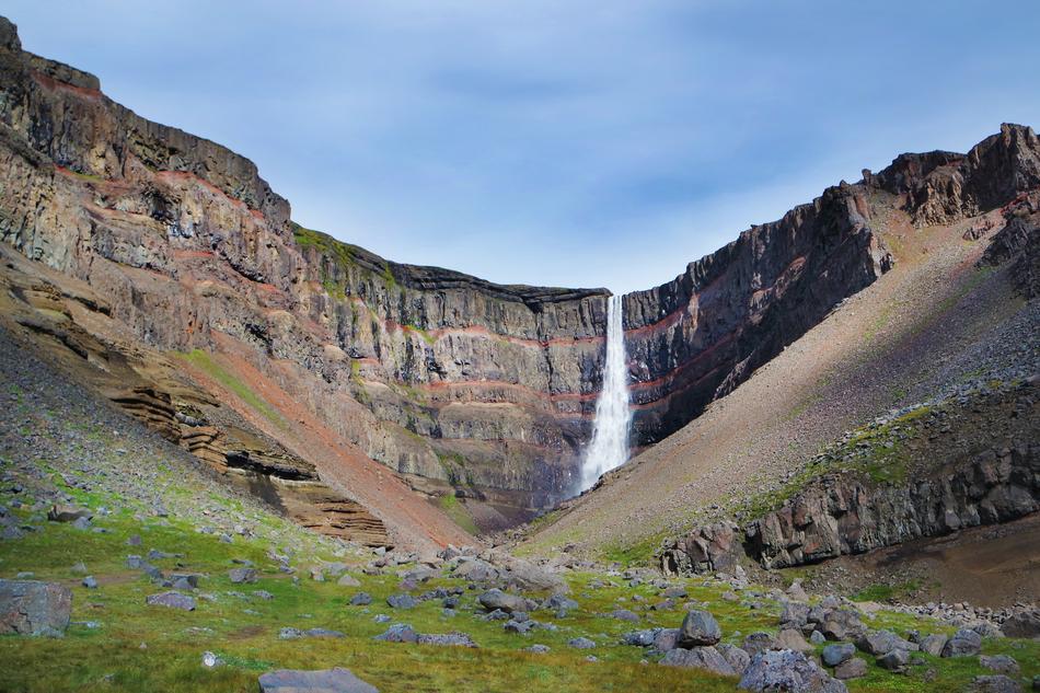 Hangifoss Iceland Cascade