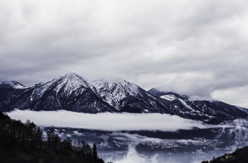 Snow Mountain Landscape