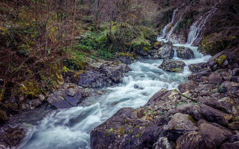 Nature River Mountain Atlantic