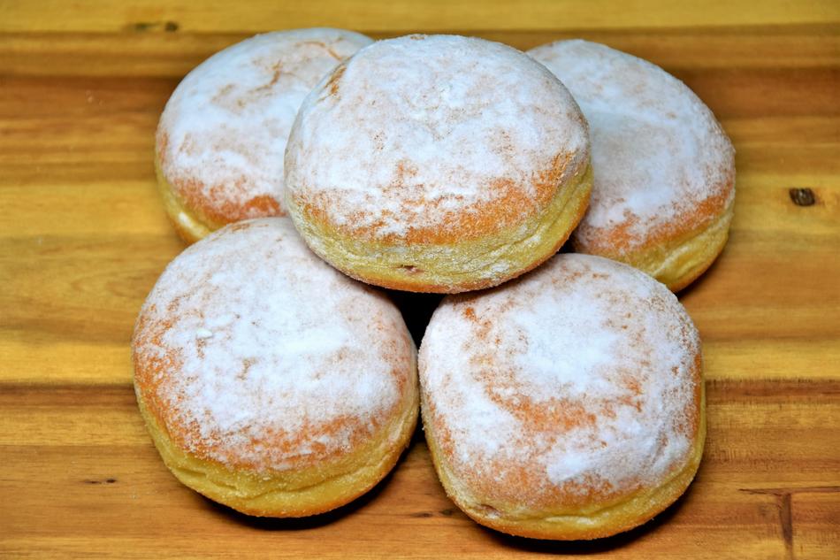 Donuts with sprinkles of sugar