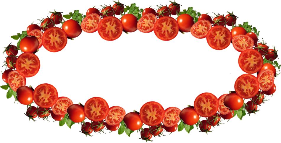 tomato circle pattern