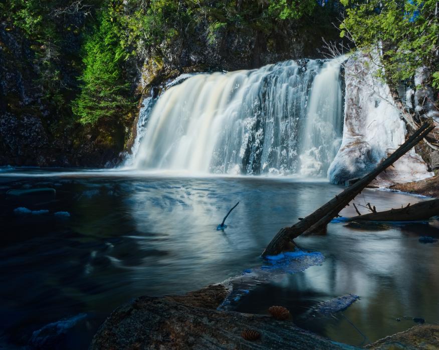 Spruce Creek Minnesota Waterfall