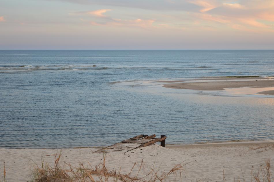sea surface with beach