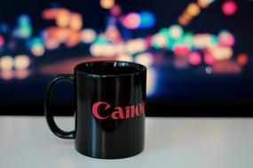 black canon mug
