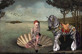 The fairy zebra look is beautiful.