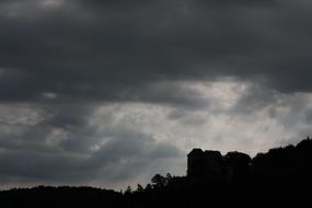 Storm Clouds Dark Sky