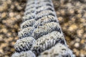 Woven Dew Rope macro view