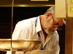 man in the kitchen