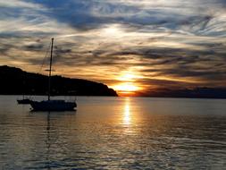 Sunset Water Dawn
