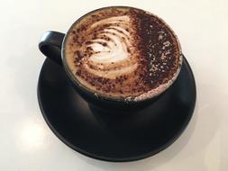 hot cream coffee