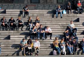 People Public Space Stand