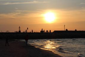 Sunset Sea The Dawn Family
