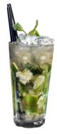 Cold drink with fruit