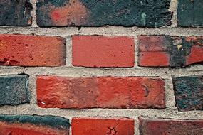 Brick Wall Masonry Red