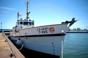 Noaa Research Boat Shenehon near the pier