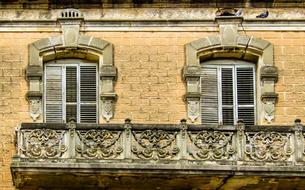 Balcony Window Old