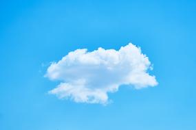 Cloud Single Blue