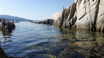 water rocks lots of view