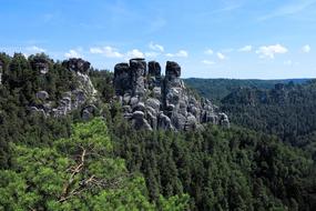 Elbe Sandstone Mountains Germany