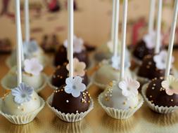 Sweet creamy chocolate candies