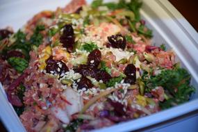 finely chopped tasty salad