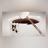 chocolate coffee with marshmallows